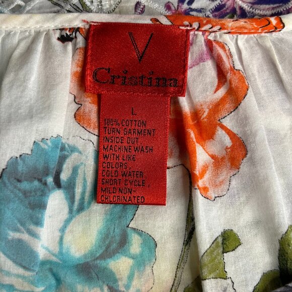 Garden themed tunic w/ cut-out work - Picture 6 of 8